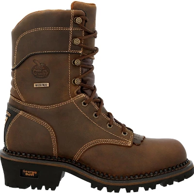 Men's Georgia Boot AMP LT Logger Composite Toe Insulated Waterproof Work Boot - Image 6