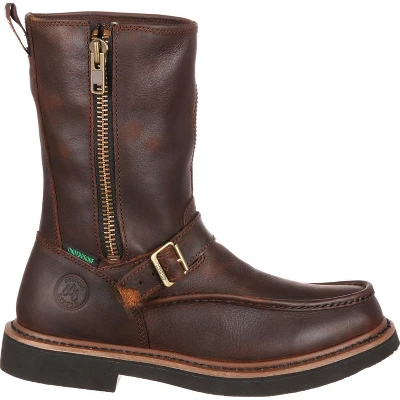 Men's Georgia Boot Side Zip Waterproof Work Wellington - Image 6