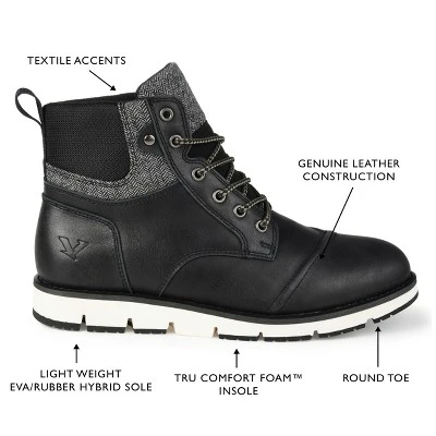 Territory Medium And Wide Width Mens Raider Tru Comfort Foam Lace-up Cap Toe Ankle Boot - Image 7