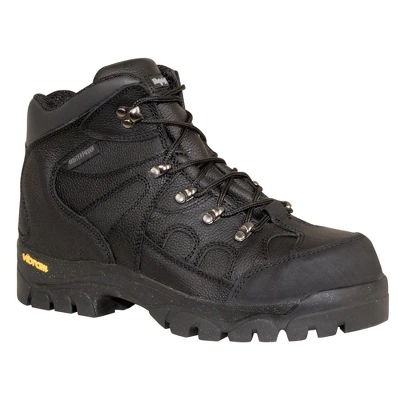 RefrigiWear Men's EnduraMax Warm Insulated Waterproof Black Leather Work Boots - Image 3