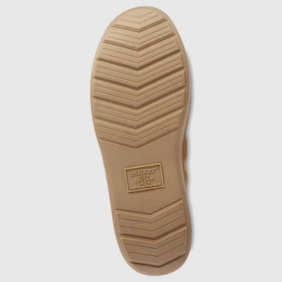 Isotoner Men's Microsuede Round Essentials Slippers - Cognac - Image 3