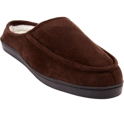 KingSize Men's Wide Width Microsuede Clog Slippers - Image 3