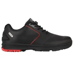 Ram Golf Player Mens Waterproof Golf Shoes Black/Red