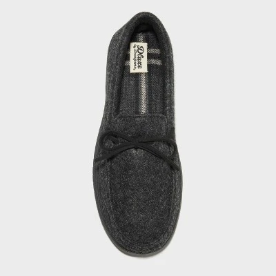 Dluxe By Dearfoams Men's Dilan Slippers - Charcoal Gray - Image 2