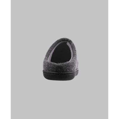 Isotoner Men's Heather Knit Preston Hoodback Slippers - Image 3