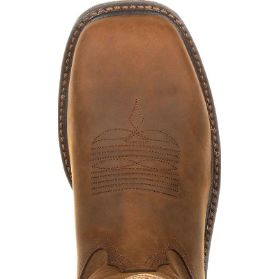 Men's Brown Georgia Boot Carbo-Tec LT Alloy Toe Waterproof Pull-On Boot Size 10 - Image 5