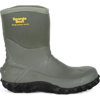 Men's Green Georgia Boot Waterproof Mid Rubber Boot Size 14 - Image 6