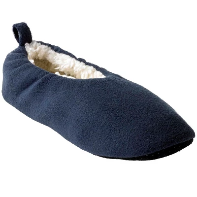 KingSize Men's Wide Width Faux Shearling Lined Sock Slipper - Image 2
