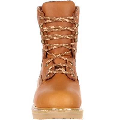 Men's Brown Georgia Boot Wedge Steel Toe Work Boot Size 13 - Image 2