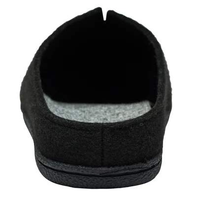 Alpine Swiss Bruce Mens Felt Faux Wool Clog Slippers Comfortable Slip On House Shoes - Image 5