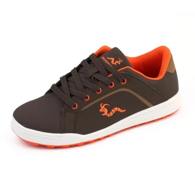 Woodworm Golf Surge V3 Mens Golf Shoes Brown/Orange - Image 6