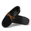Dearfoams Men's Westboro Genuine Suede Energy Return Moccasin Slippers