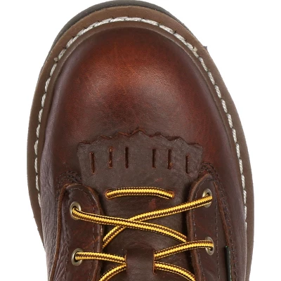 Men's Brown Georgia Boot Steel Toe Waterproof Lace-To-Toe Work Boot Size 8.5 - Image 5