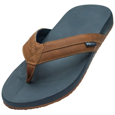 Alpine Swiss Trey Mens Flip Flops Cushion EVA Thong Sandals Beach Shoes