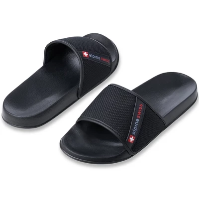 Alpine Swiss Mens Athletic Comfort Slide Sandals - Image 4
