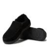 Dearfoams Men's Graham Genuine Suede Closed Back Indoor/Outdoor Slipper