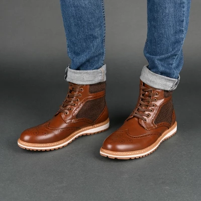 Vance Co. Harlan Wingtip Ankle Boot - Image 8