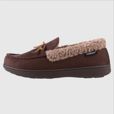Isotoner Men's Microsuede Berber Spill Slippers
