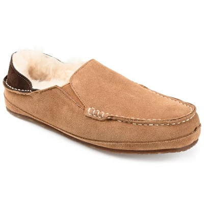 Territory Solace Genuine Sheepskin Fold-down Heel Moccasin Slipper - Image 11