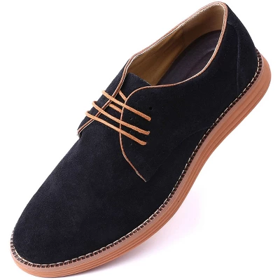 Mio Marino - Men's Elegant Suede Oxford Shoes - Image 7