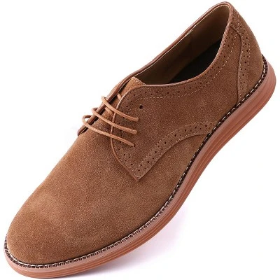Mio Marino - Men's Elegant Suede Oxford Shoes - Image 8