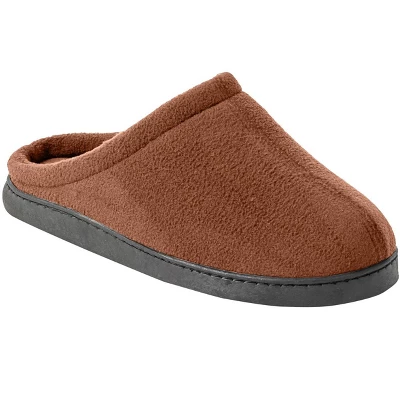 KingSize Men's Wide Width Fleece Clog Slippers - Image 10