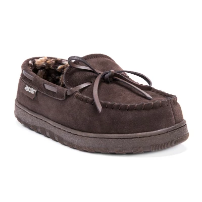 MUK LUKS Men's Paul Printed Berber Suede Slipper - Image 11
