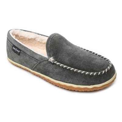 Minnetonka Men's Suede Tilden Moccasin Slippers - Image 5