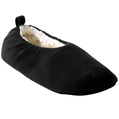 KingSize Men's Wide Width Faux Shearling Lined Sock Slipper - Image 3