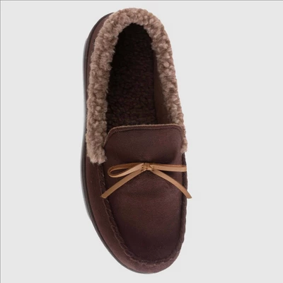 Isotoner Men's Microsuede Berber Spill Slippers - Image 2
