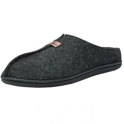 Alpine Swiss Bruce Mens Felt Faux Wool Clog Slippers Comfortable Slip On House Shoes - Image 7