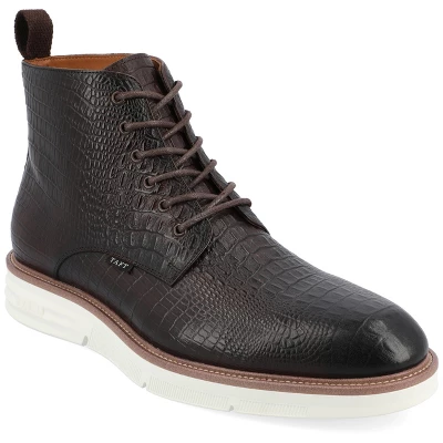 TAFT 365 Men's Model 009 Plain-toe Lace-up Boot - Image 9