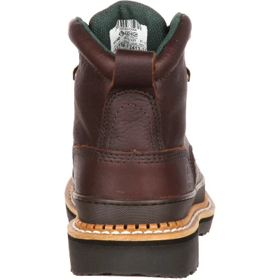 Men's Brown Lehigh Safety Shoes Steel Toe Work Boot Size 6(Wide) - Image 3