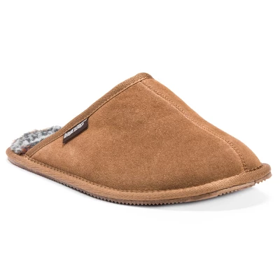 MUK LUKS Men's Dave Printed Berber Suede Scuff - Image 10