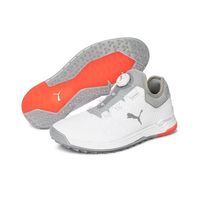 Puma Men's Proadapt Alphacat Disc Golf Shoes White/High Rise - Image 2