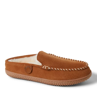Fireside By Dearfoams Men's Gold Coast Genuine Shearling Mule Slip On Slippers - Image 6