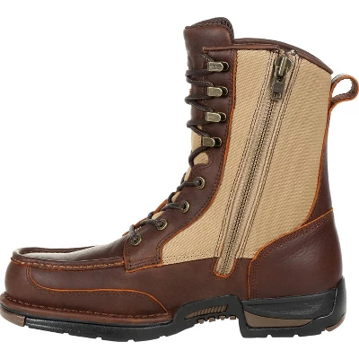 Men's Brown Georgia Boot Athens Waterproof Side-Zip Upland Boot Size 10(Wide) - Image 4