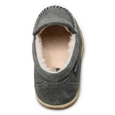 Minnetonka Men's Suede Tilden Moccasin Slippers - Image 3