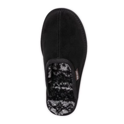 MUK LUKS Men's Dave Printed Berber Suede Scuff - Image 5