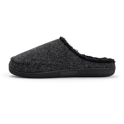 MUK LUKS Men's Faux Wool Clog Slippers - Image 8