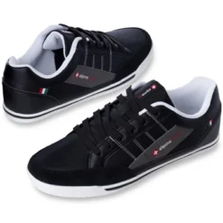 Alpine Swiss Mens Stefan Suede Trim Retro Fashion Sneakers