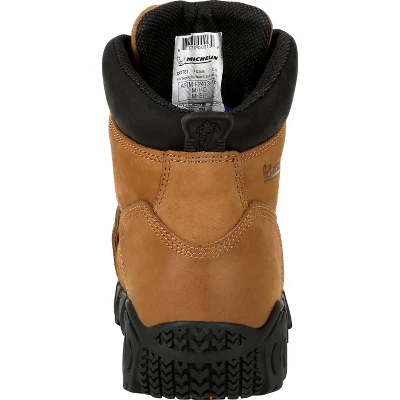 Men's Michelin Sledge Steel Toe Metatarsal Work Boots, XPX761, Brown - Image 3