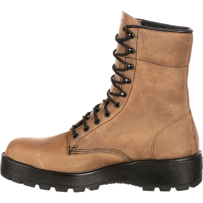 Lehigh Safety Shoes Men's Brown Steel Toe Work Boot, Size 9(Wide) - Image 4