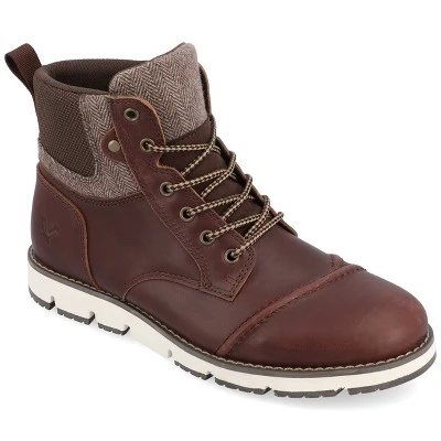 Territory Medium And Wide Width Mens Raider Tru Comfort Foam Lace-up Cap Toe Ankle Boot - Image 11