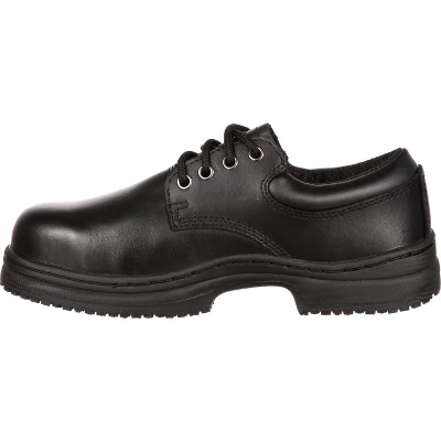 Men's SlipGrips Steel Toe Slip-Resistant Oxford, 5332, Black, Size 8 - Image 4