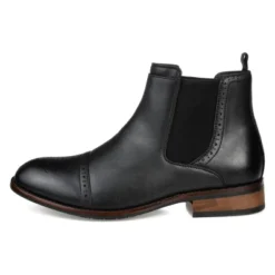Vance Co. Men's Medium And Wide Width Garrett Cap Toe Chelsea Boot