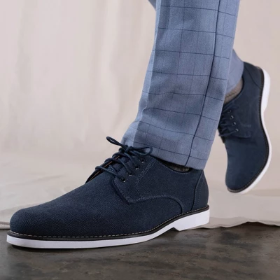 Dockers Mens Pryce Washed Canvas Dress Casual Lace Up Oxford Shoe - Image 7