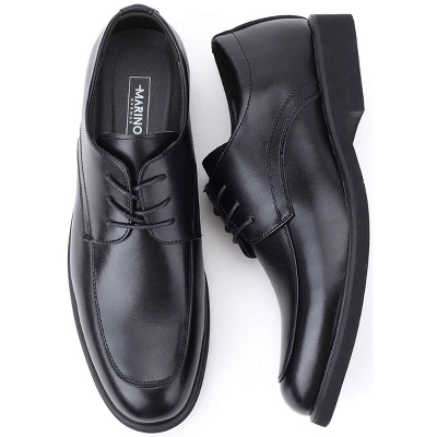 Mio Marino - Men's Classic Laced Dress Shoes - Image 2