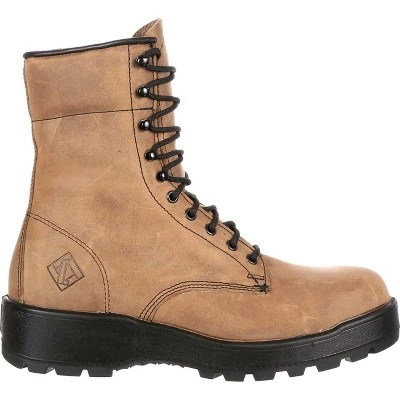 Lehigh Safety Shoes Men's Brown Steel Toe Work Boot, Size 9(Wide) - Image 6