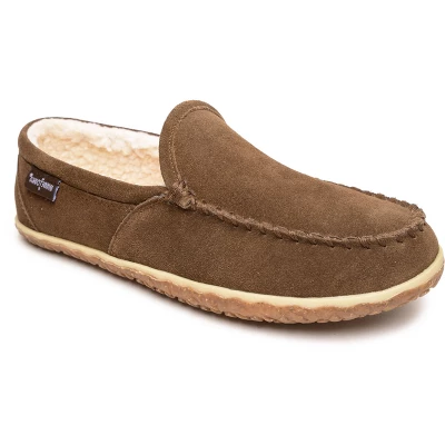 Minnetonka Men's Suede Tilden Moccasin Slippers - Image 7